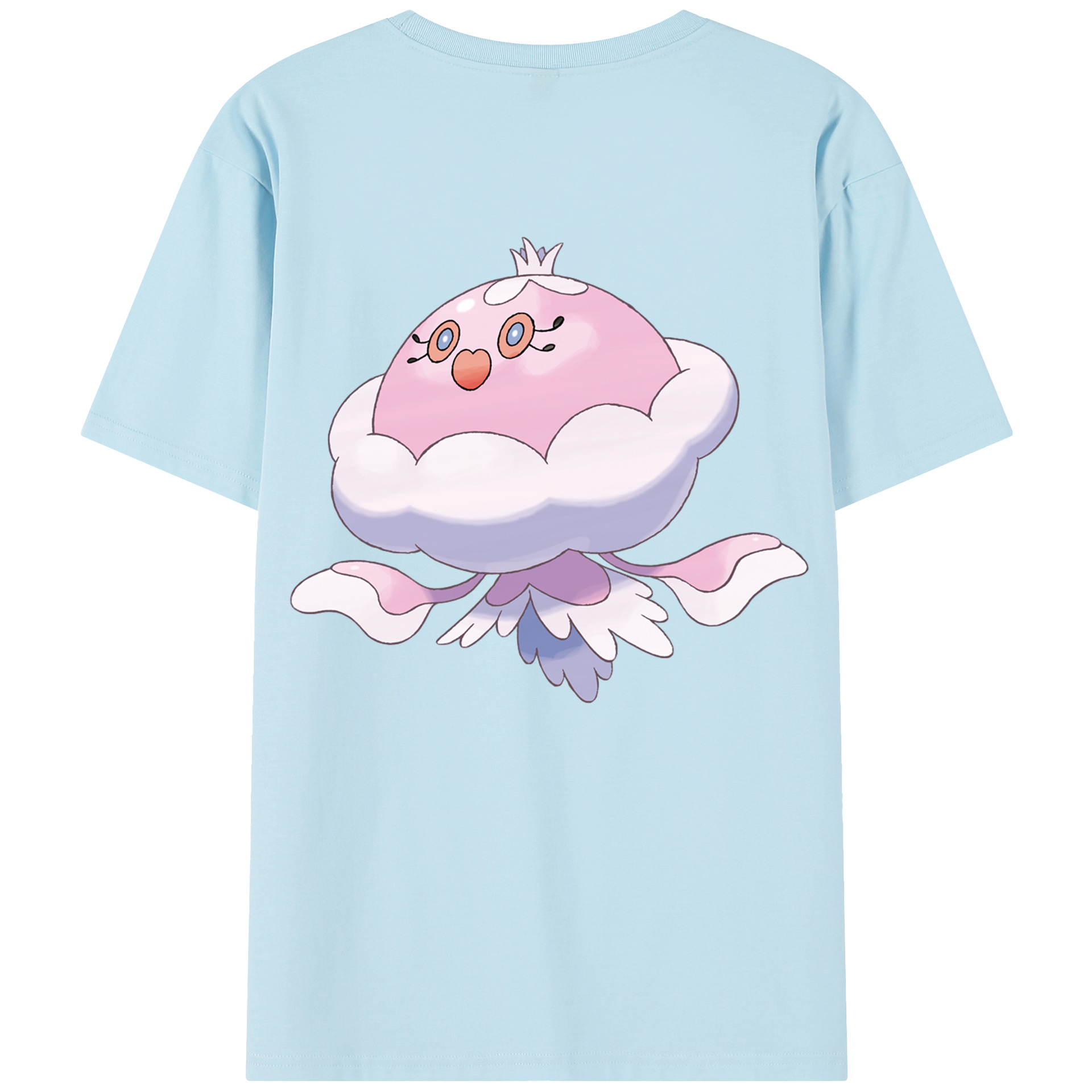 （画像用） ポケットモンスター Pokémon 綿100％半袖Tシャツ（背面プリント）